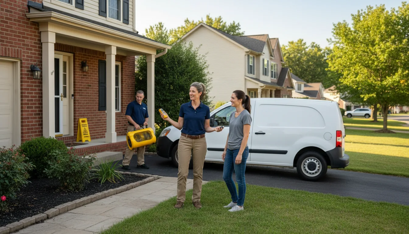 Residential water damage restoration in Arvilla, ND